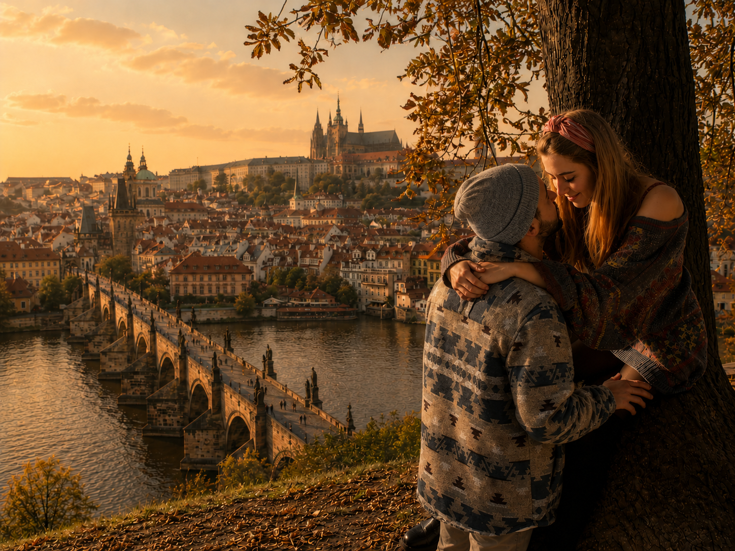 Esther & Jesús en Praga